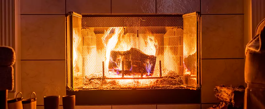 Mendota Hearth Landscape Fireplace Installation in West Carson, California