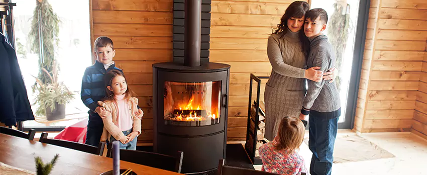 Morso Cast Iron Fireplace Insert Installation in West Carson, California