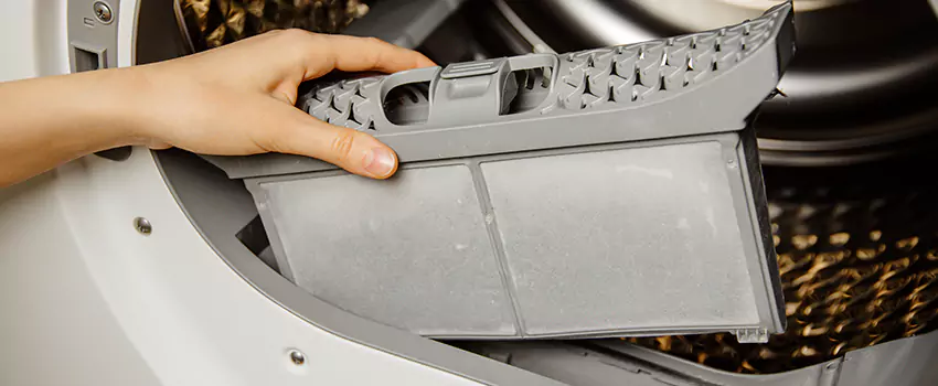 Signs Of A Clogged Dryer Lint Trap in West Carson, California