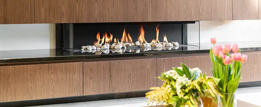 Double-height Fireplace Design Refurbishment in West Carson, California