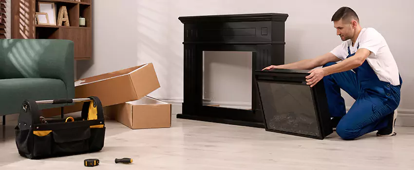 Old Rusted Metal Fireplace Repair And Replacement in West Carson, CA