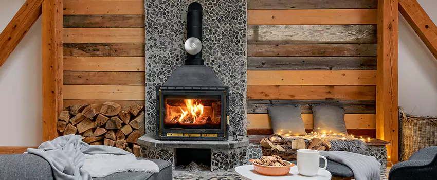 Thelin Hearth Products Direct Vent Gas Stove Fireplace Inspection in West Carson, California